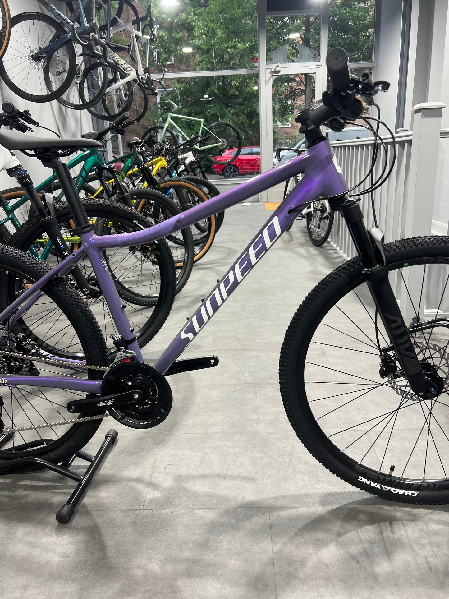 SUNPEED 2025 STELLA 27.5" Wheels Hydraulic Disc Brake 24-speed Mountain Bike