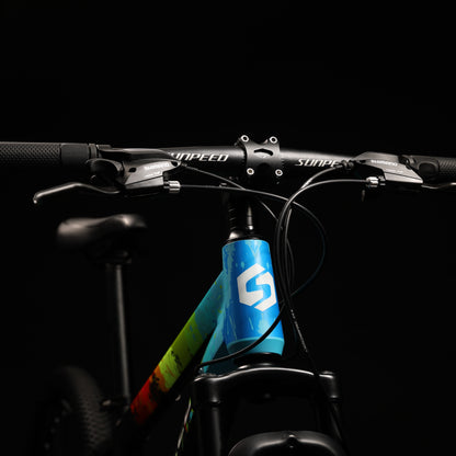 SUNPEED JUMP 24" Wheels  21-speed Mountain Bike | Black & Silver