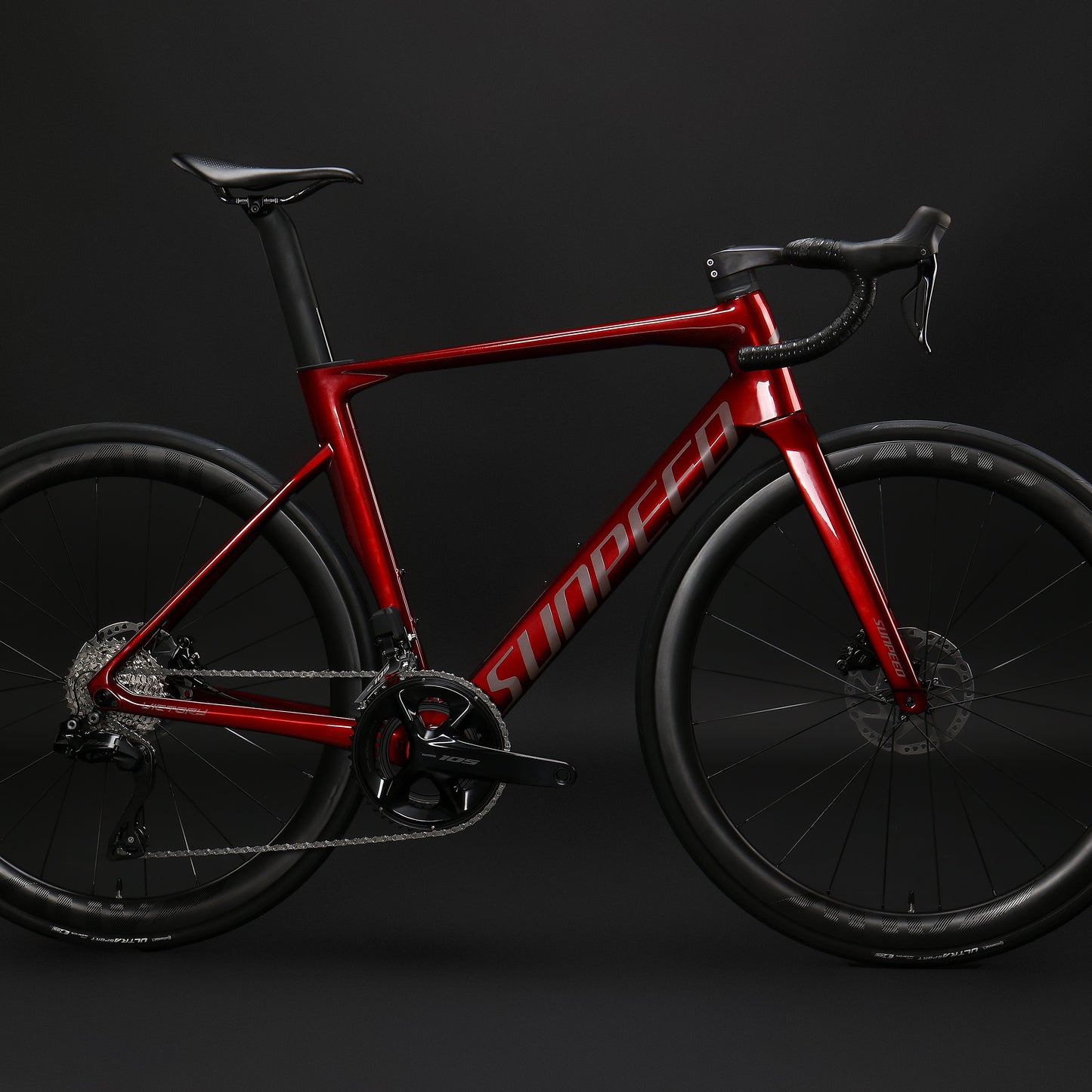 SUNPEED VICTORY Road Bike | Hydraulic Disc Brake | Red